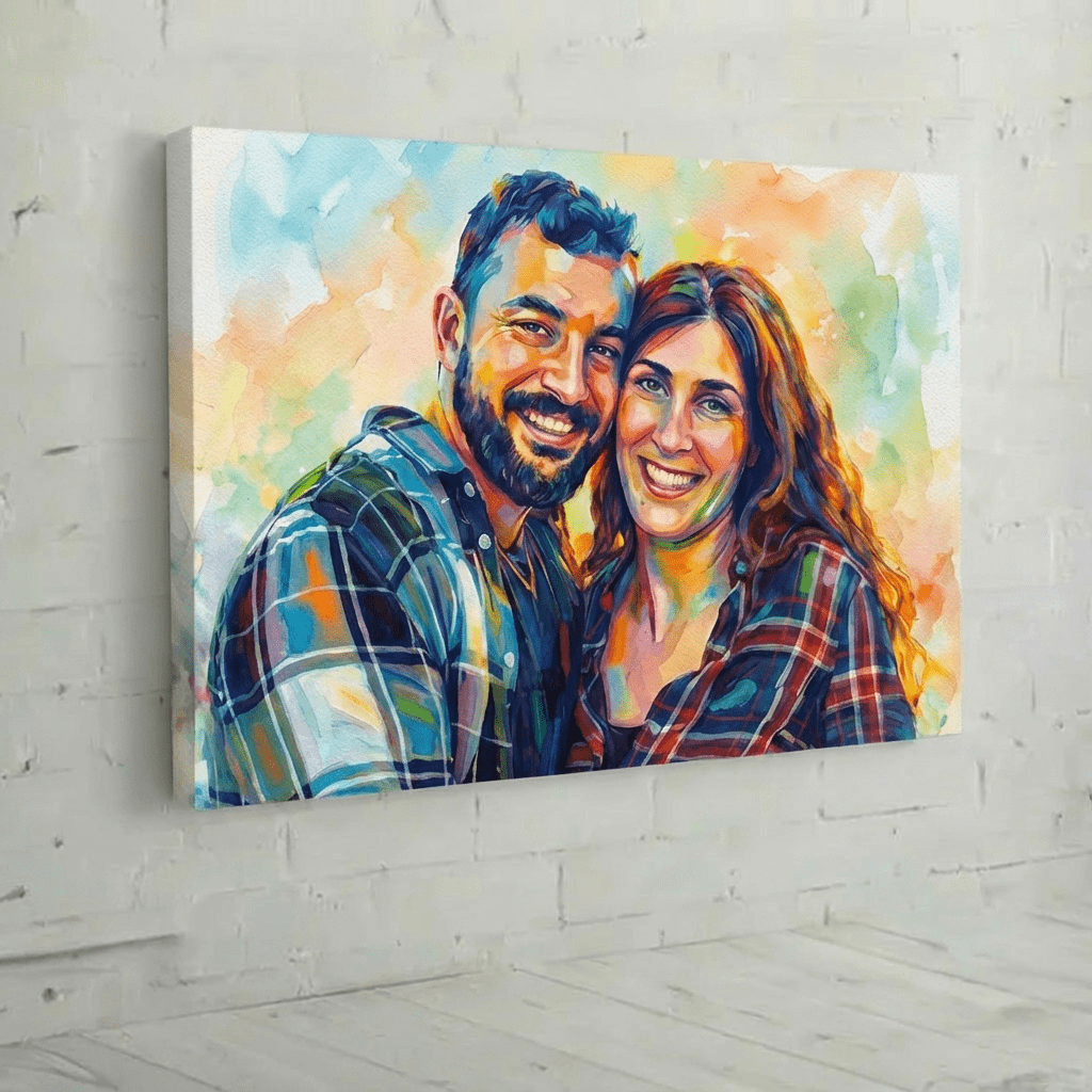 Couple Portrait Work of Art - TurnMe.co