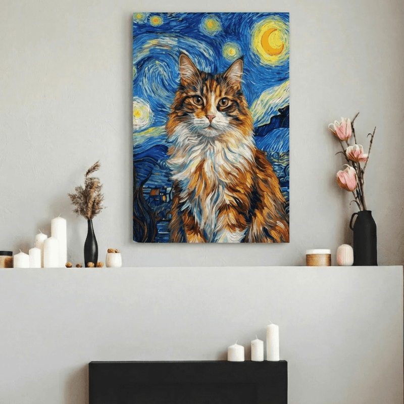 My Cat Portrait Work of Art - TurnMe.co