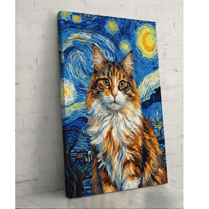 My Cat Portrait Work of Art - TurnMe.co