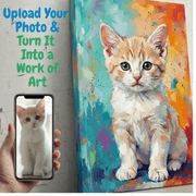 My Cat Portrait Work of Art - TurnMe.co