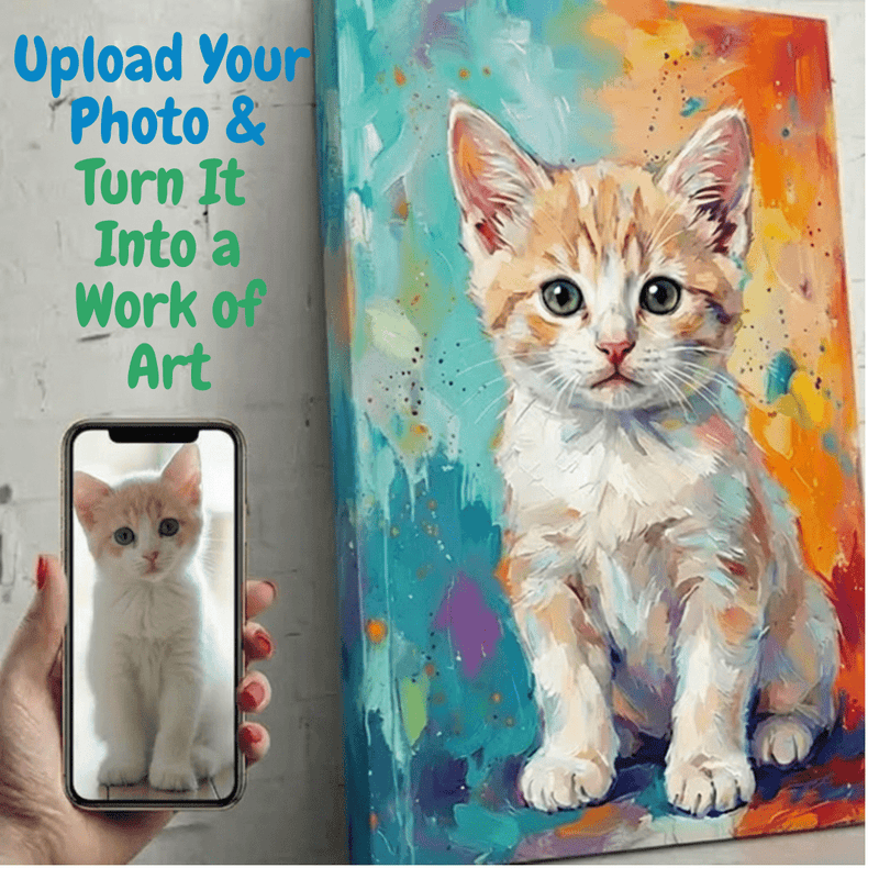 My Cat Portrait Work of Art - TurnMe.co