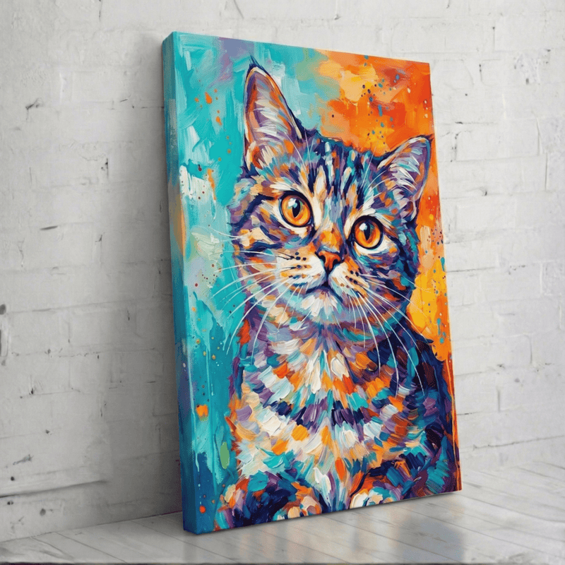 My Cat Portrait Work of Art - TurnMe.co