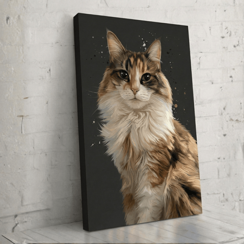 My Cat Portrait Work of Art - TurnMe.co