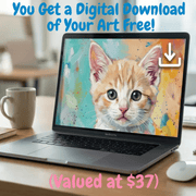 My Cat Portrait Work of Art - TurnMe.co