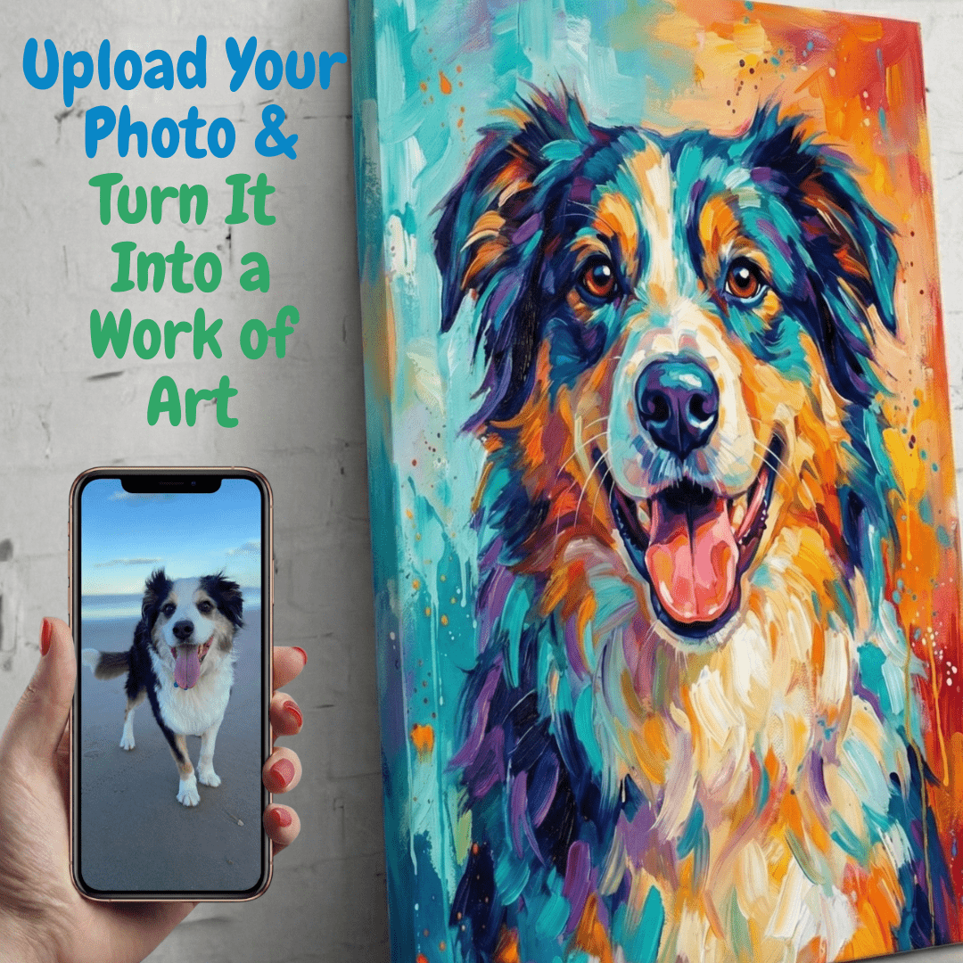 My Dog Portrait Work of Art - TurnMe.co