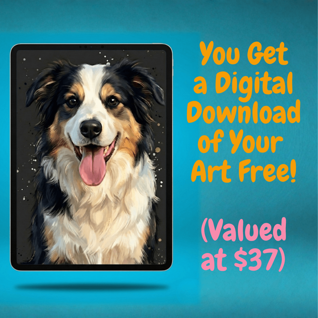 My Dog Portrait Work of Art - TurnMe.co