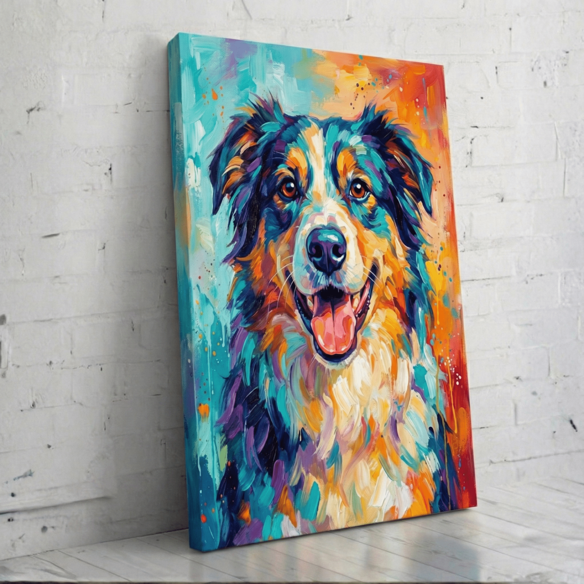 My Dog Portrait Work of Art - TurnMe.co