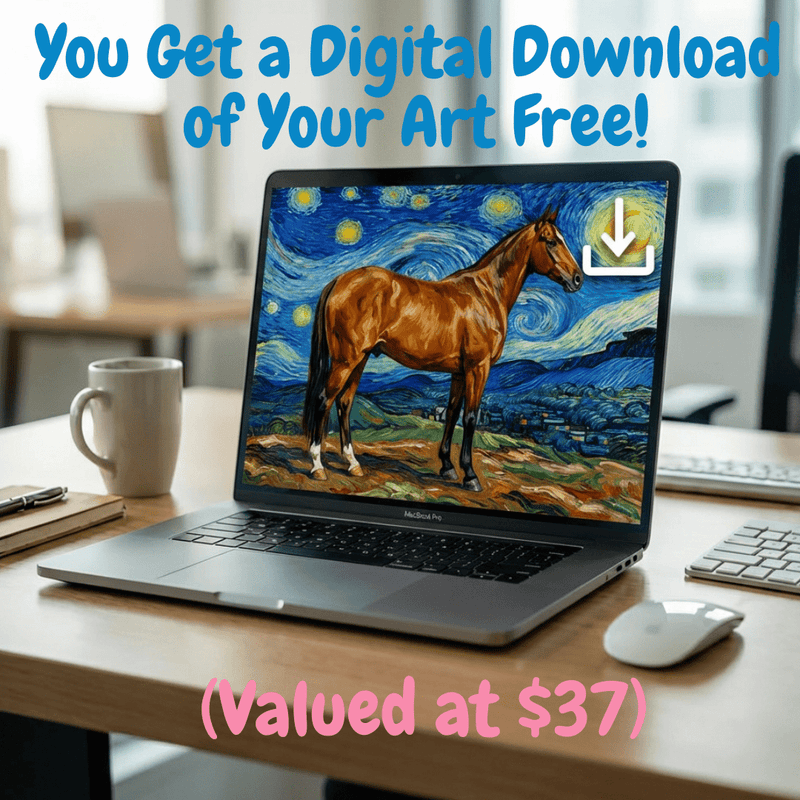 My Horse Portrait Work of Art - TurnMe.co